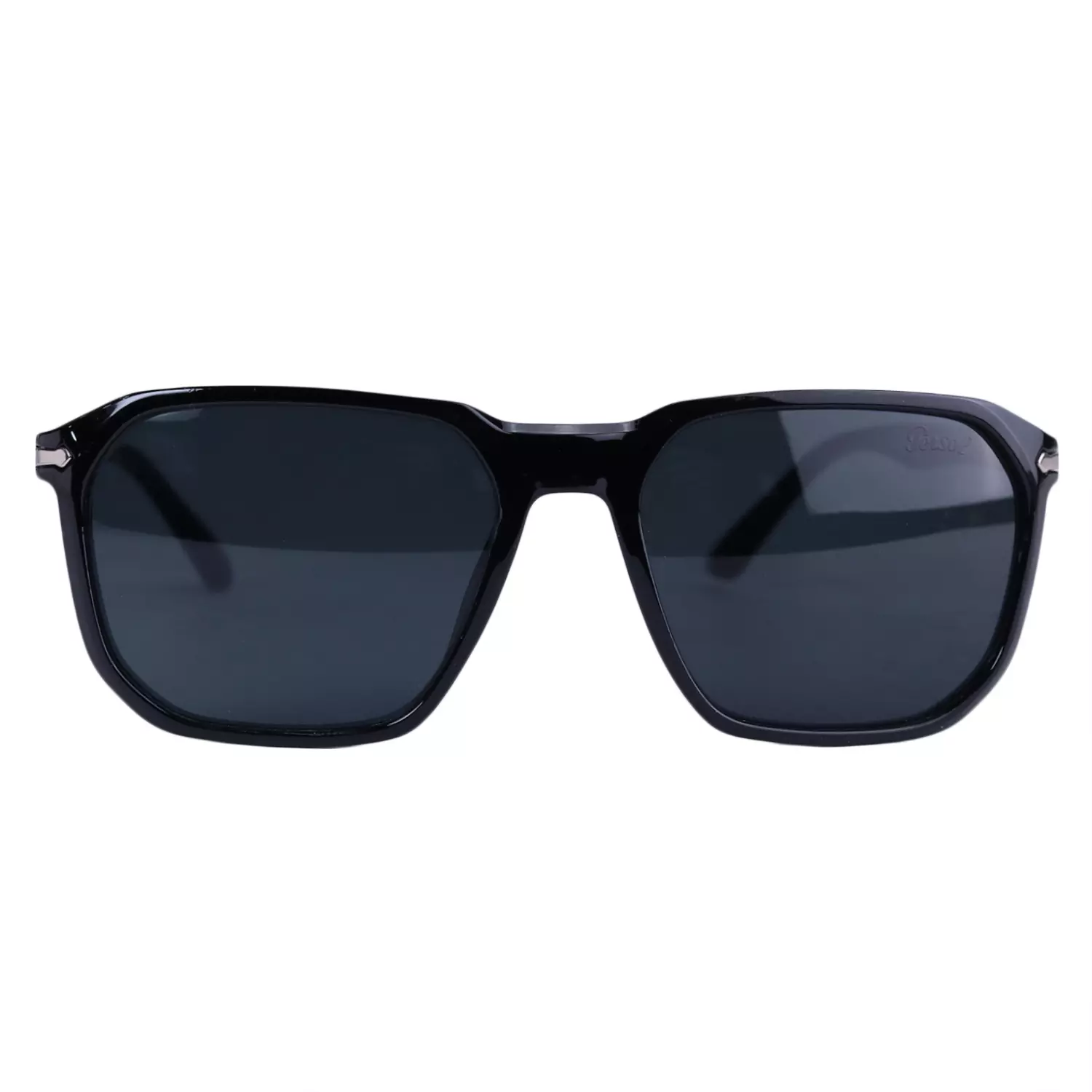 Persol-Sunglasses-Code-P-03276.11.webp عینک آفتابی پرسول فریم مربع تمام مشکی P 03276/1 - Image 1