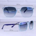 عینک آفتابی پرسول فریم مربع آبی P 03276/4 - Image 2
