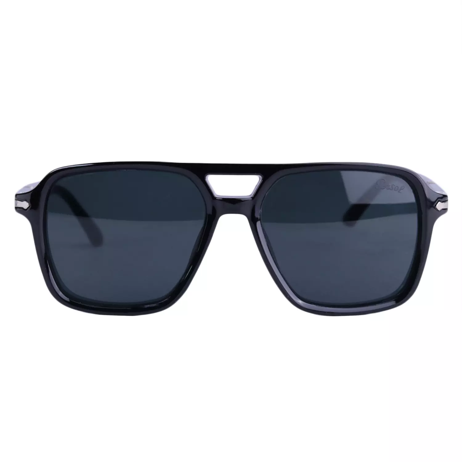Persol-Sunglasses-Code-P-03277.11.webp عینک آفتابی پرسول مردانه فریم مربع مشکی P03277/1 - Image 1