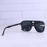 عینک آفتابی پرسول مردانه فریم مربع مشکی P03277/1 - Image 4