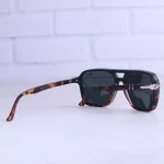 عینک آفتابی پرسول مردانه فریم مربع پلنگی P03277/4 - Image 4