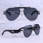 عینک آفتابی میباخ مردانه مشکی فریم خلبانی 72398/1 - Image 2