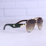 عینک آفتابی میباخ مردانه فریم خلبانی قهوه ای 72398/4 - Image 4