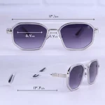 عینک آفتابی ری بن فراری فریم سفید PG 1008/2 - Image 2
