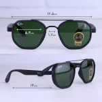عینک آفتابی ری بن فراری فریم مشکی عدسی سبز RB 3674/2 - Image 2
