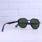 عینک آفتابی ری بن فراری فریم سرمه ای عدسی سبز RB 3674/7 - Image 4