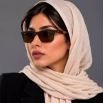 عینک آفتابی ری بن فریم مستطیل قهوه ای 8948/3 - تصویر 6