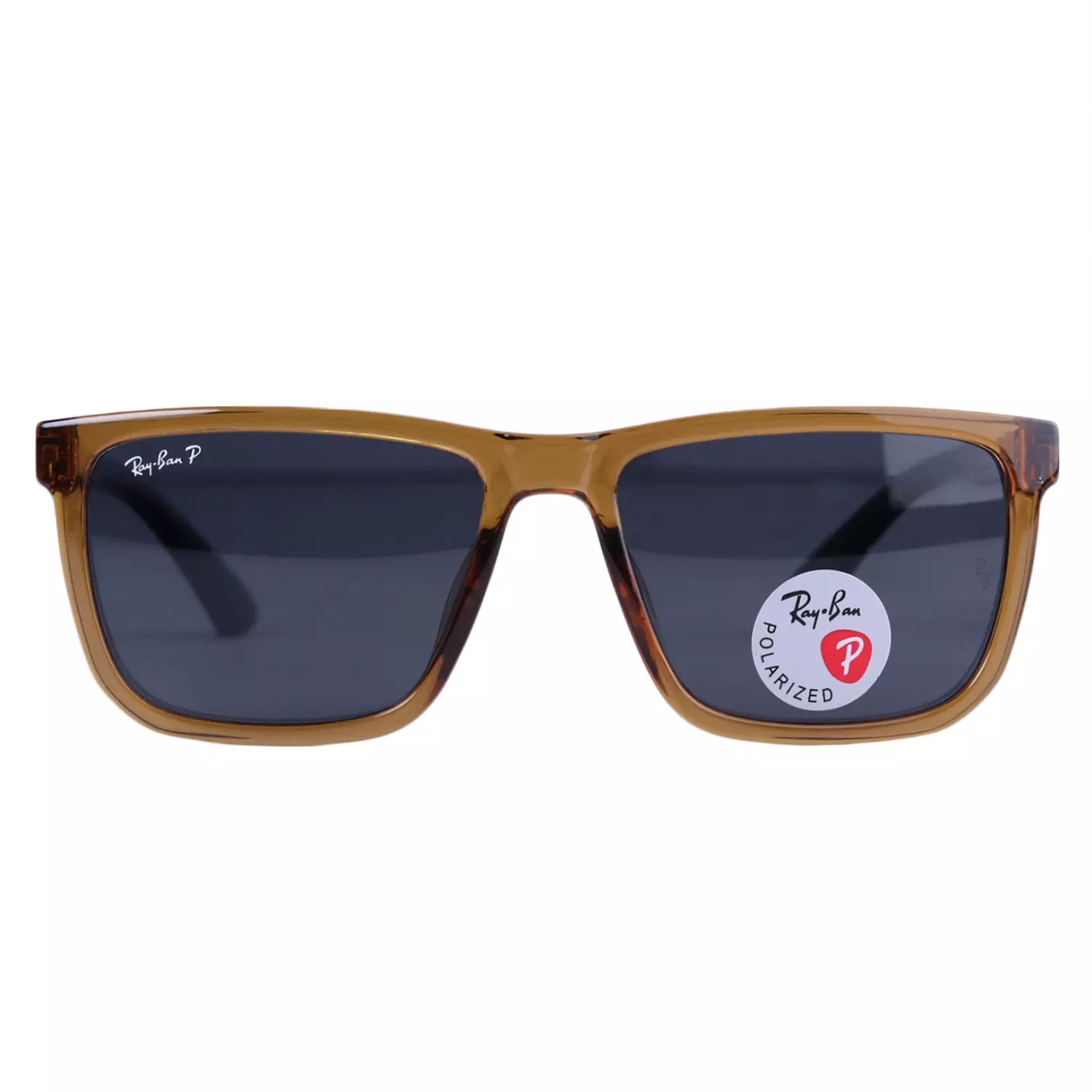 Ray-Ban-Sunglasses-Code-8948.41.webp عینک آفتابی ری بن فریم مستطیل عسلی 8948/4 - Image 1