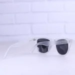 عینک آفتابی ری بن فریم سفید شفاف پلاریزه RB 2140-M/6 - Image 3