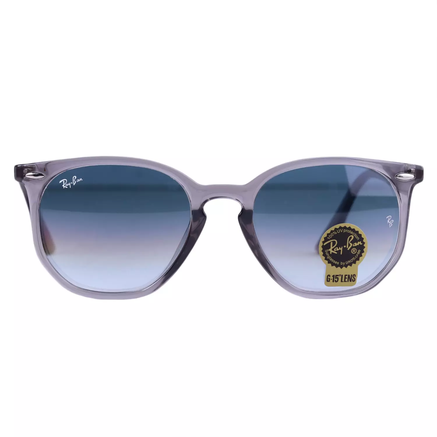 Ray-Ban-Sunglasses-Code-RB-4306.31.webp عینک آفتابی ری بن فریم چندضلعی خاکستری RB 4306/3 - Image 1