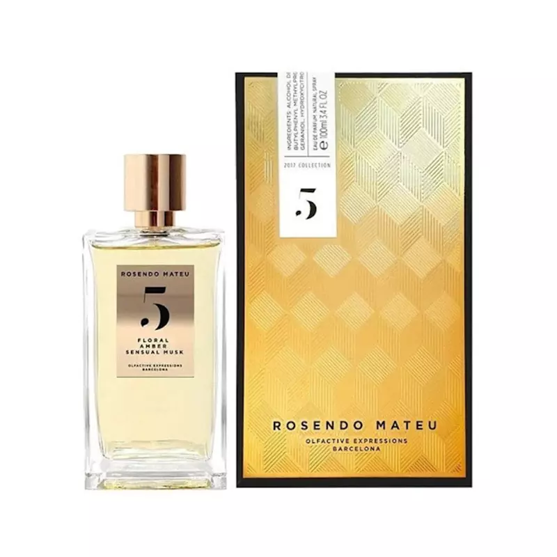 Rosendo-Mateu-Perfume-nom51.webp عطر ادکلن روزندو متئو شماره 5 فلورال، امبر، سنشوال امبر 100 میل - تصویر 1