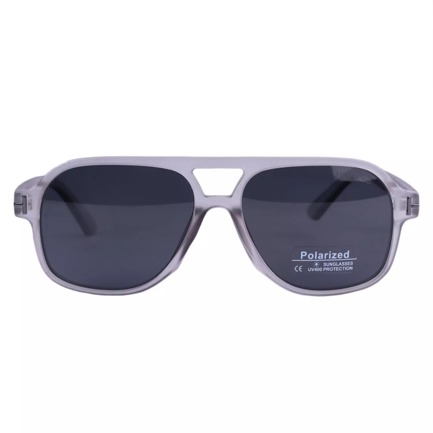 Tom-Ford-Sunglasses-Code-5737.31.webp عینک آفتابی تام فورد مردانه فریم خاکستری پلاریزه 5737/3 - Image 1