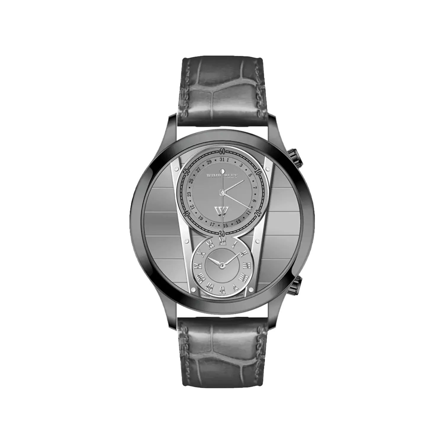Wimberley-Watch-Code-WB-CL430G-N1-1.webp ساعت مچی عقربه ای ویمبرلی مردانه بند چرم طوسی WB-CL430G-N - Image 1
