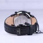 بند ساعت مچی عقربه ای ویمبرلی مردانه بند چرم مشکی WB-CL430G-T
