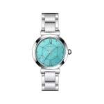 ساعت مچی ویمبرلی زنانه فلزی نقره ای صفحه تیفانی WB-CS440L-H