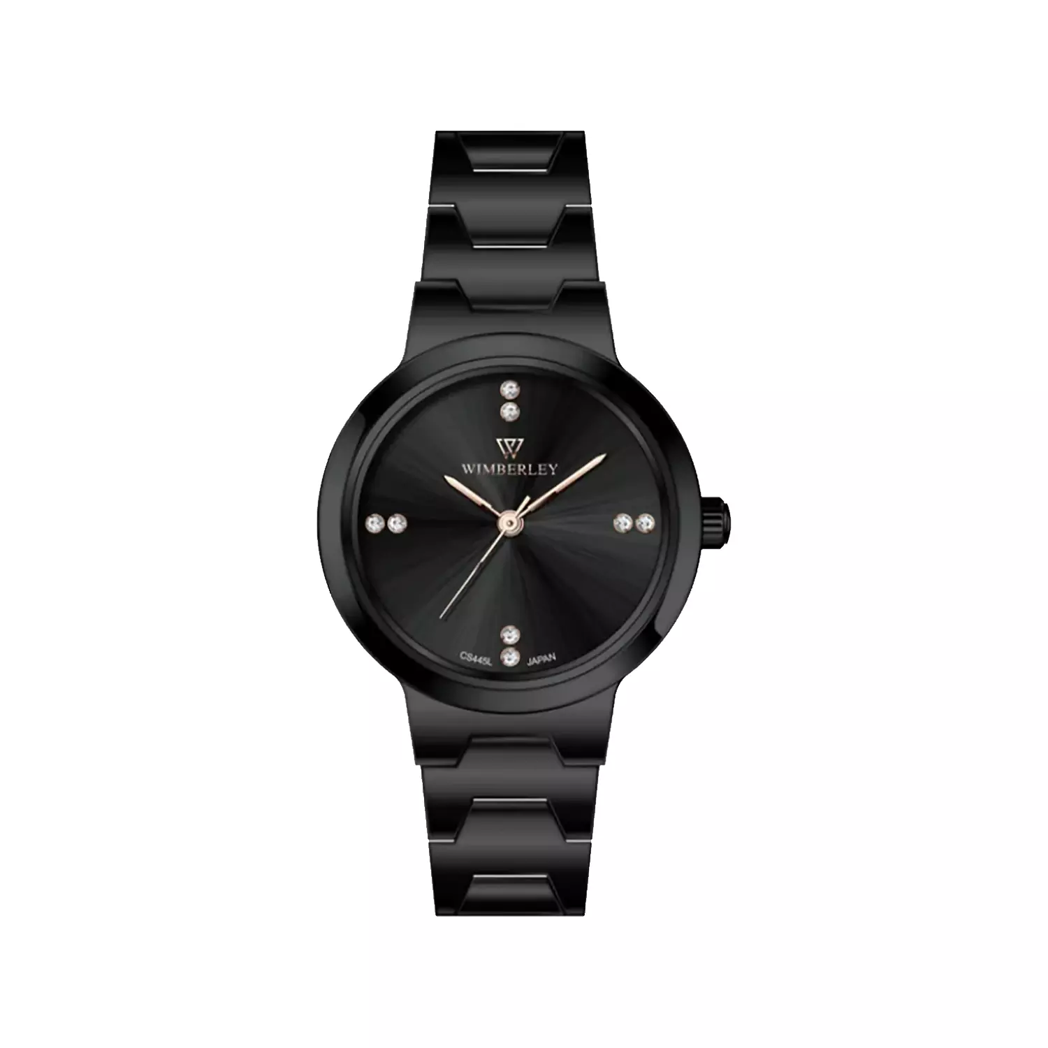 Wimberley-Watch-Code-WB-CS445L-T1-1.webp ساعت عقربه ای ویمبرلی زنانه فلزی مشکی WB-CS445L-T - Image 1