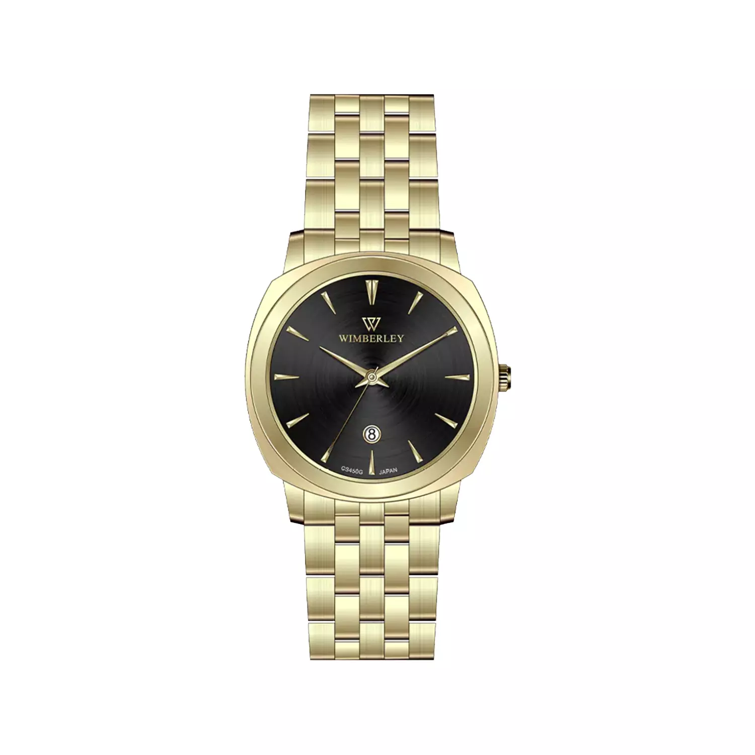 Wimberley-Watch-Code-WB-CS450G-H1-1.webp ساعت عقربه ای ویمبرلی مردانه فلزی طلایی WB-CS450G-H - Image 1