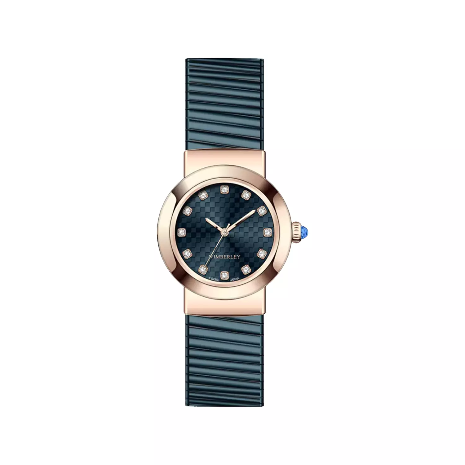 Wimberley-Watch-Code-WB-CS453L-A21-1.webp ساعت مچی زنانه ویمبرلی فلزی سبز قاب رزگلد WB-CS453L-A2 - Image 1
