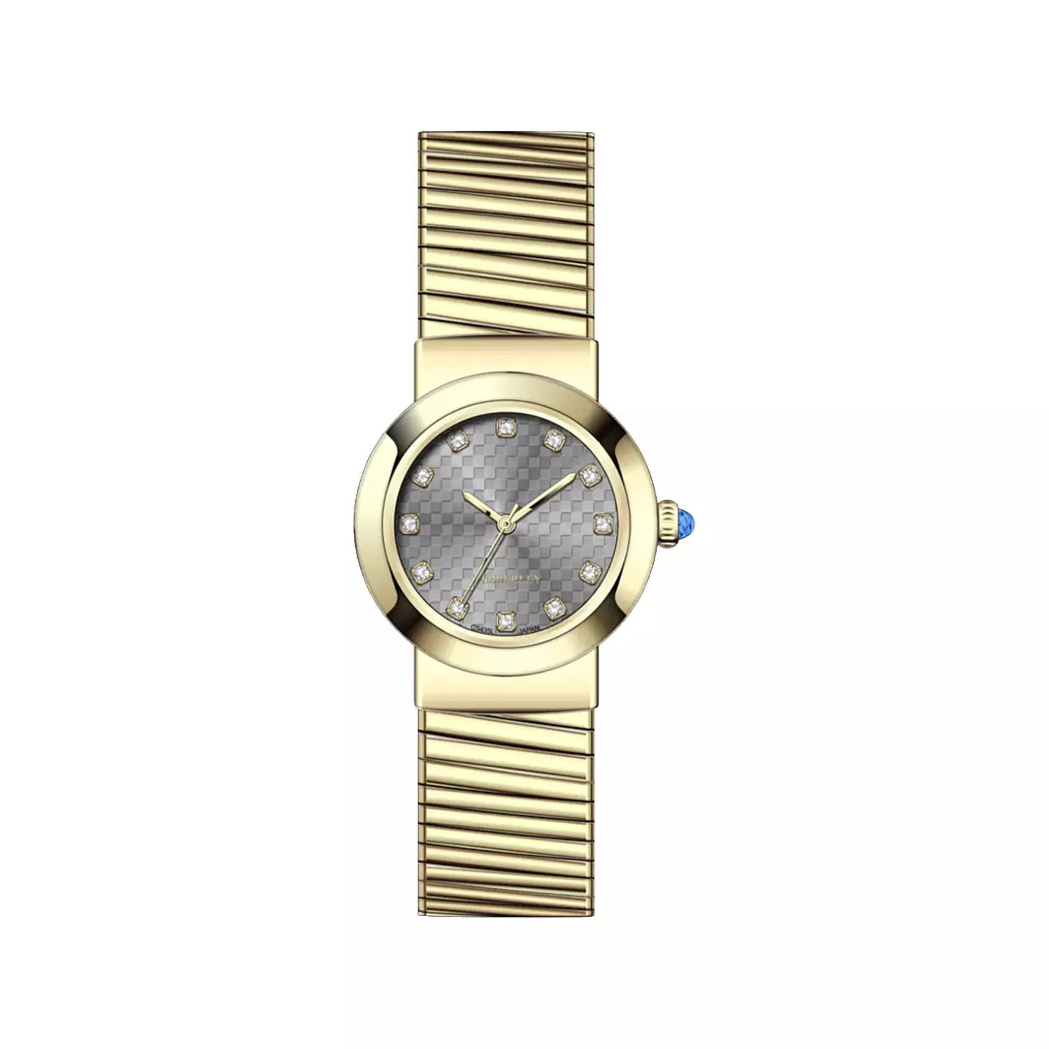 Wimberley-Watch-Code-WB-CS453L-L1.webp ساعت مچی زنانه ویمبرلی فلزی طلایی صفحه طوسی WB-CS453L-L - Image 1