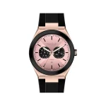 ساعت مچی مردانه ویمبرلی بند رابر مشکی صفحه رزگلد WB-SR215G-A