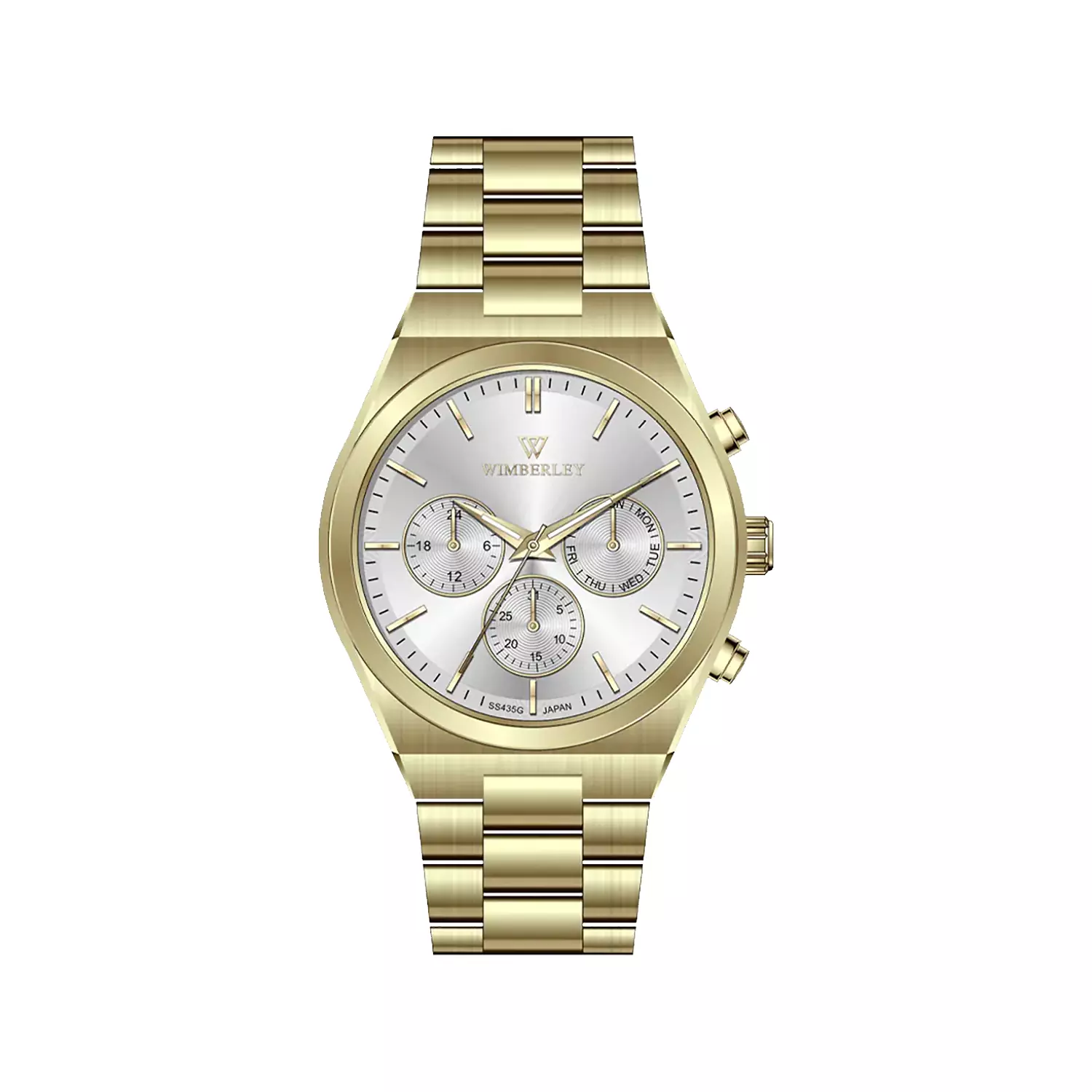 Wimberley-Watch-Code-WB-SS435G-V1.webp ساعت مچی عقربه ای مردانه ویمبرلی فلزی طلایی WB-SS435G-V - Image 1