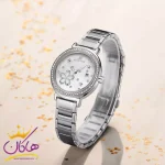 ساعت مچی زنانه نیوی فورس نقره ای صفحه سفید 5016/4 - Image 4