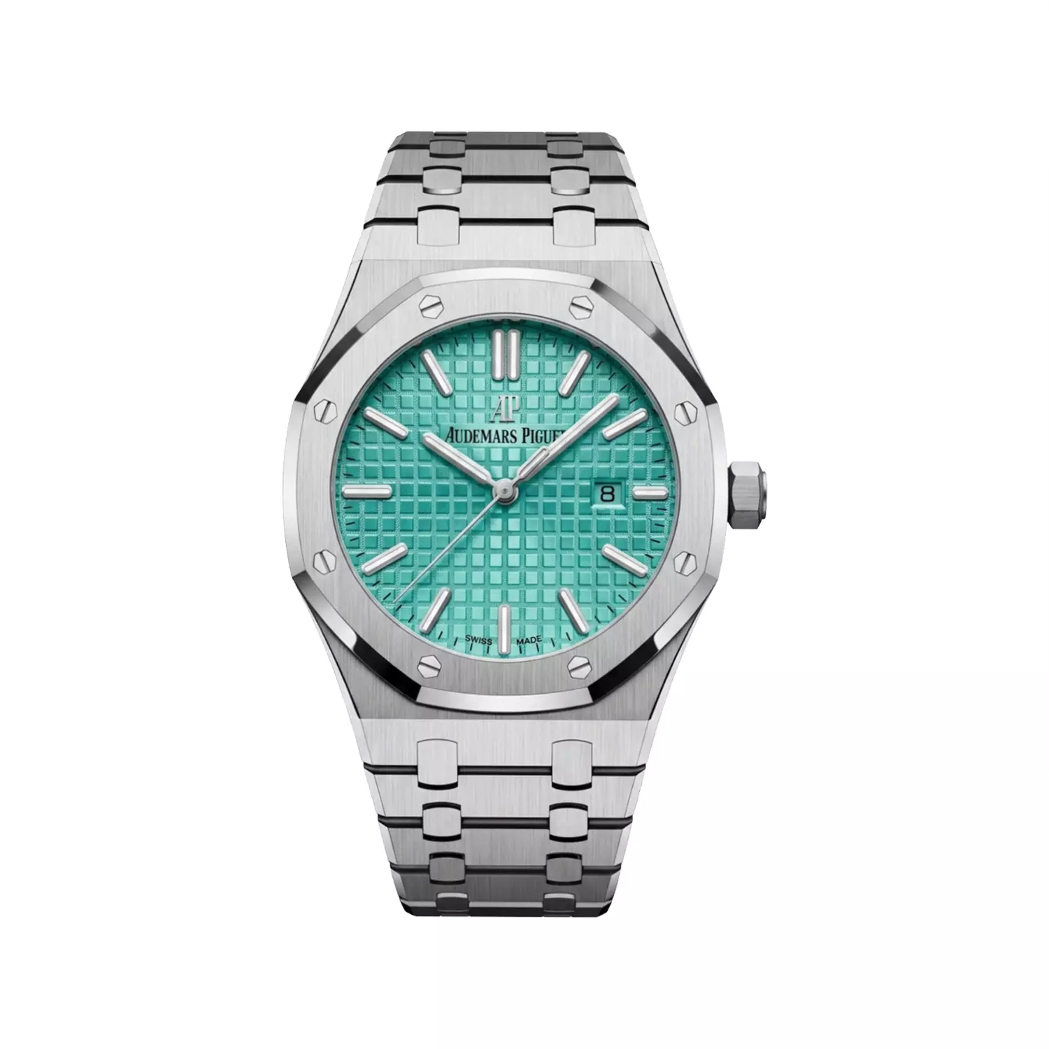AP-Watch-Code-WF-0851.31.webp ساعت مچی ای پی زنانه فلزی نقره ای صفحه تیفانی WF 0851/3 - Image 1