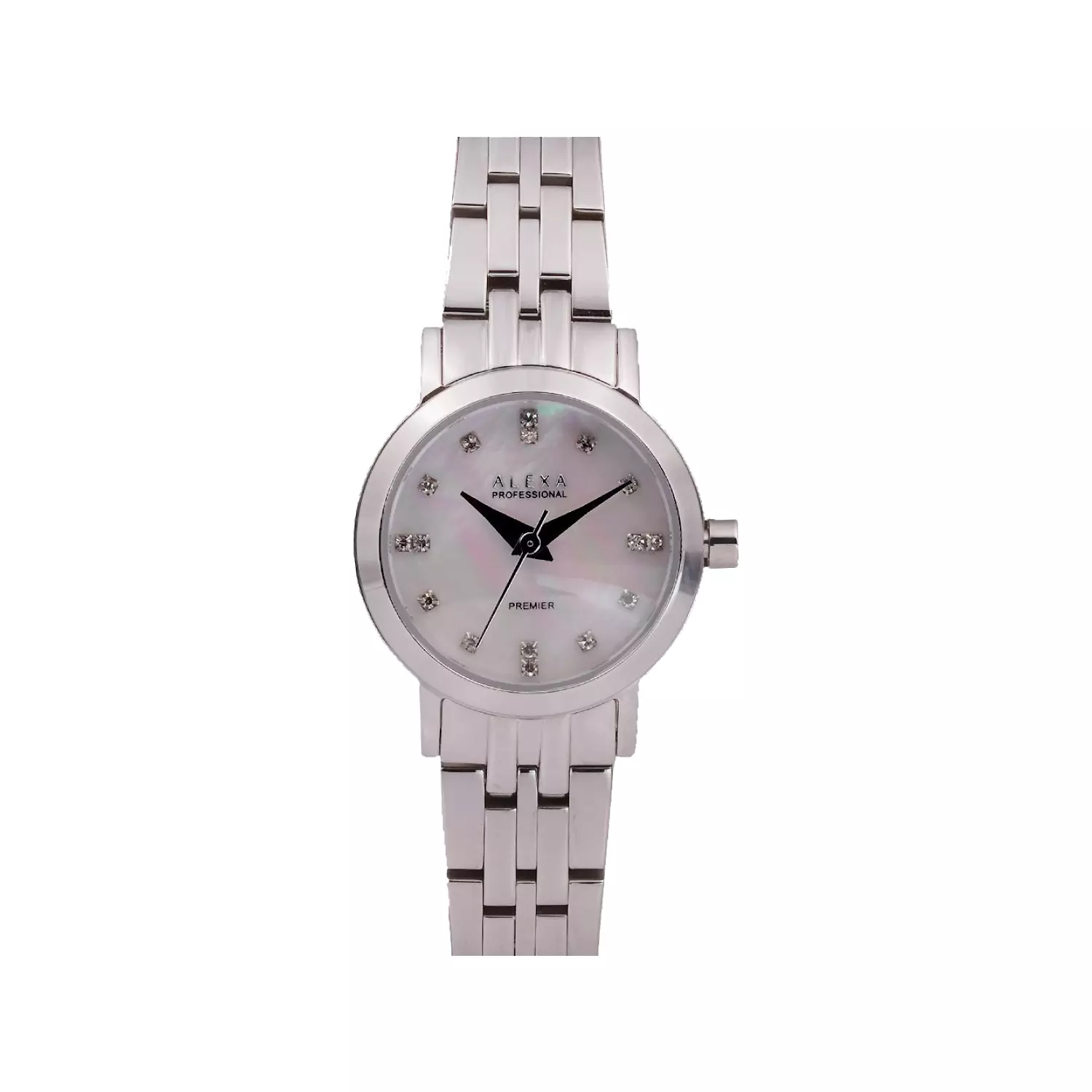 Alexa-Watch-Code-0121.E1.webp ساعت مچی عقربه ای الکسا فلزی زنانه نقره ای 0121 - Image 1