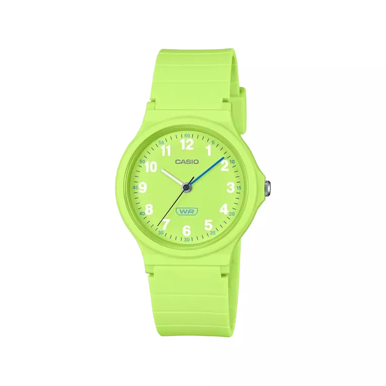 Casio-Watch-Code-LQ-24B-3B1.webp ساعت مچی کاسیو بند رابر سبز زنانه LQ-24B-3B - Image 1