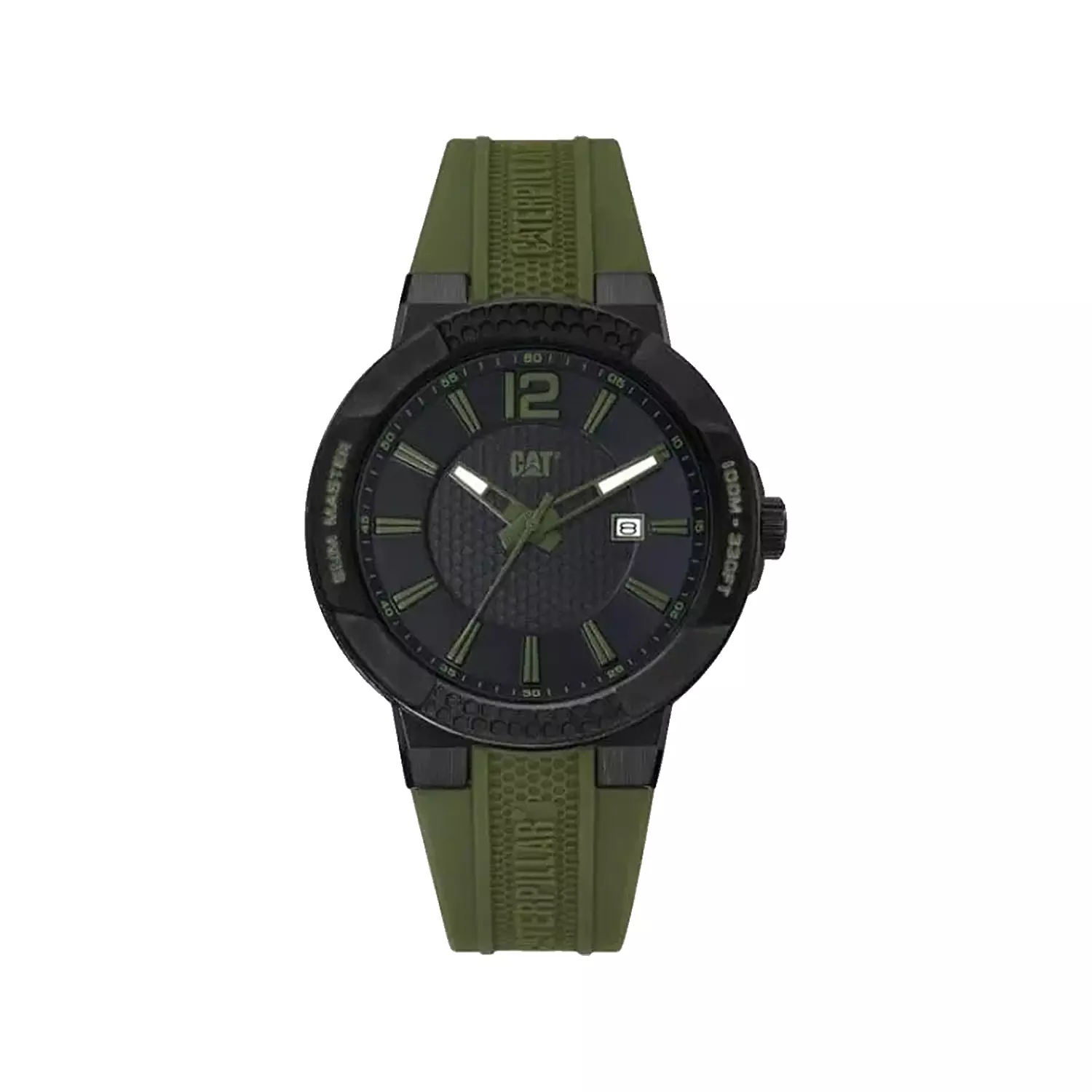 Cater-Pillar-Watch-Code-SH.161.23.1331.webp ساعت مچی مردانه کاترپیلار بند رابر سبز SH.161.23.133 - Image 1