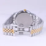 ساعت مچی سیتیزن مردانه فلزی نقره ای طلایی صفحه مشکی G 2364/9 - Image 2