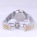 ساعت مچی سیتیزن زنانه فلزی نقره ای طلایی صفحه مشکی L 2364/10 - Image 2