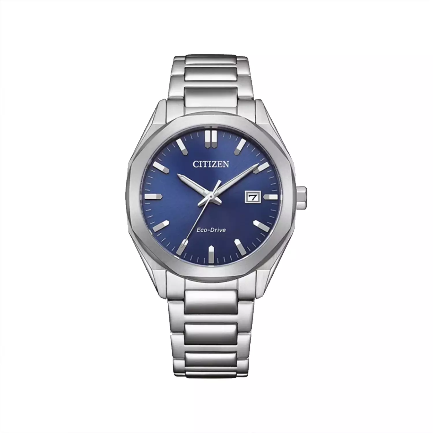 Citizen-Watch-Code-BM7620-83L1.webp ساعت مچی سیتیزن مردانه فلزی نقره ای صفحه آبی BM7620-83L - Image 1