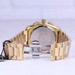 ساعت مچی الگانس مردانه فلزی طلایی صفحه سبز G 972/3 - Image 2