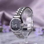 ساعت مچی اسپریت زنانه فلزی نقره ای صفحه مشکی L 4112/6 - Image 2