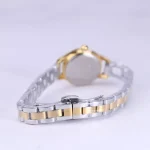 ساعت مچی اسپریت زنانه فلزی نقره ای طلایی صفحه مشکی L 4115/3 - Image 4