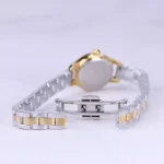 ساعت مچی اسپریت زنانه فلزی نقره ای طلایی صفحه مشکی L 4115/3 - Image 3