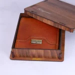 کیف پول جیبی مردانه چرم فراگامو کد 450 - Image 4