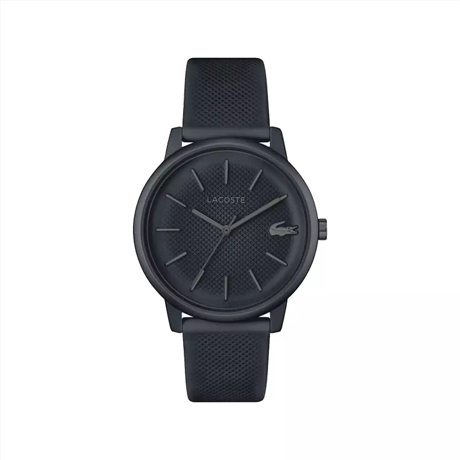 Lacoste-Watch-Code-20112421.webp ساعت مچی عقربه ای لاگوست مردانه بند رابر مشکی 2011242 - Image 1