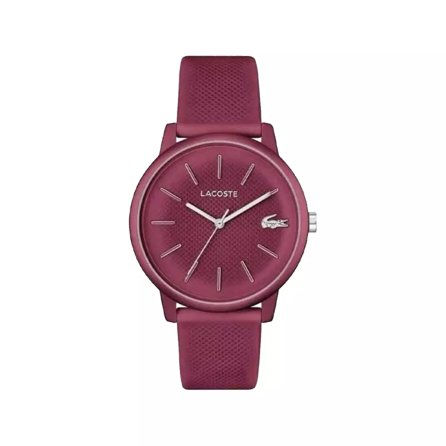 Lacoste-Watch-Code-20112831.webp ساعت مچی عقربه ای لاگوست مردانه بند رابر زرشکی 2011283 - Image 1