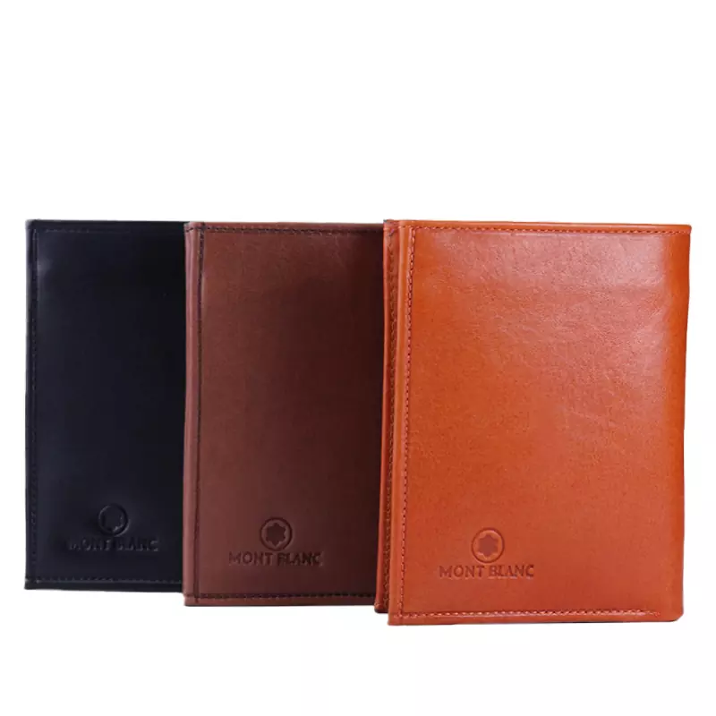 Mont-Blanc-Wallet-code-1451.webp کیف پول جیبی چرم مونت بلانک کد 145 - Image 1