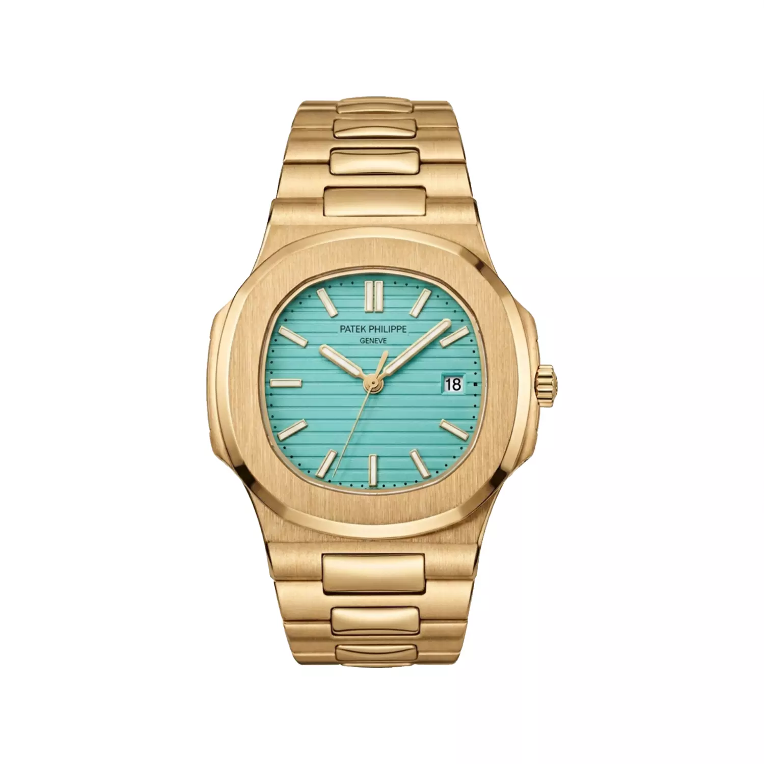 Patek-Philippe-Watch-Code-M-8058.321.webp ساعت مچی پتک فیلیپ مردانه فلزی طلایی صفحه تیفانی M 8058/32 - Image 1