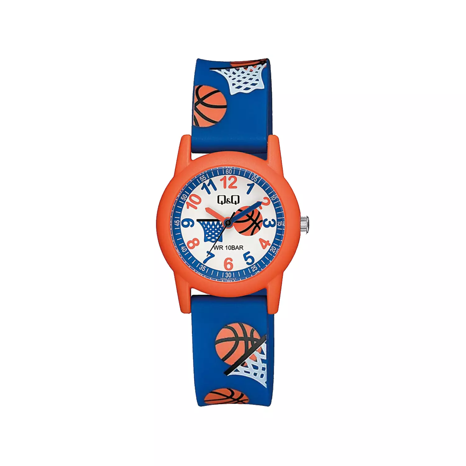 QQ-Watch-Code-V22A-011VY1.webp ساعت مچی بچگانه کیو اند کیو بند رابر طرح بسکتبال V22A-011VY - Image 1