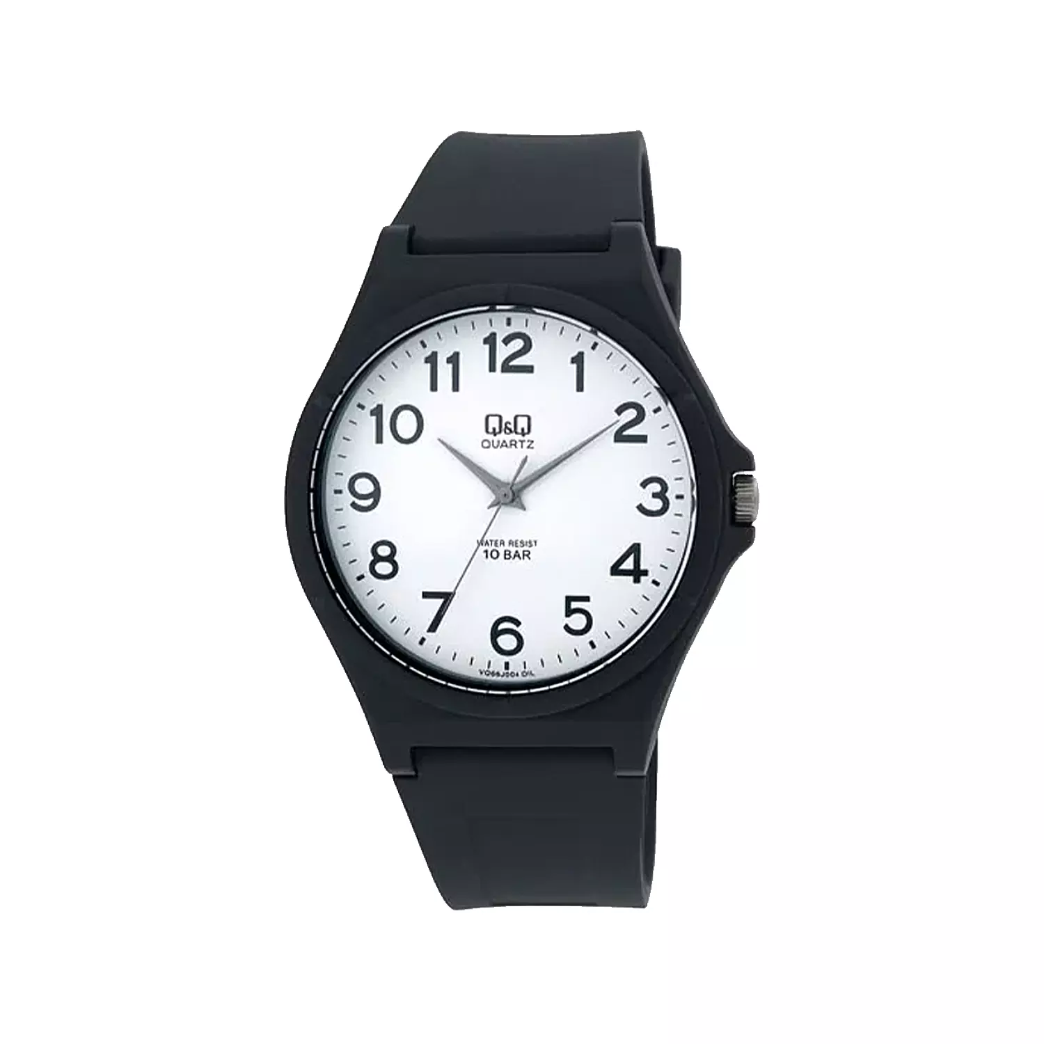 QQ-Watch-Code-VQ66J004Y1.webp ساعت مچی عقربه ای کیو اند کیو بند رابر مشکی VQ66J004Y - Image 1