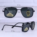 عینک آفتابی ری بن مردانه فلزی مشکی RB 5658/2 - Image 2