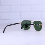 عینک آفتابی ری بن مردانه طلایی عدسی سبز RB 5702/1 - Image 3