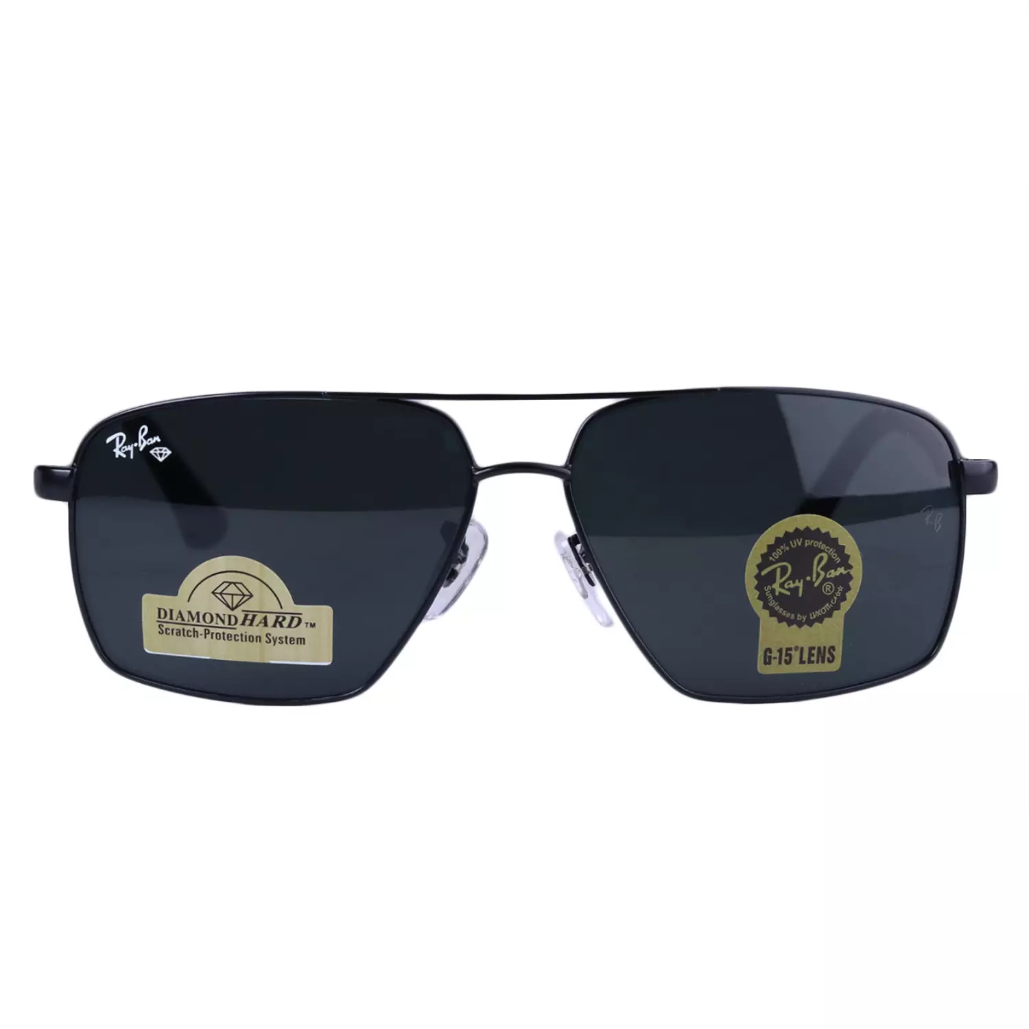 Ray-Ban-Sunglasses-Code-RB-5713.11.webp عینک آفتابی ری بن مردانه فلزی مشکی RB 5713/1 - Image 1