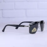 عینک آفتابی ری بن مردانه نقره ای عدسی مشکی RB 5713/4 - Image 4