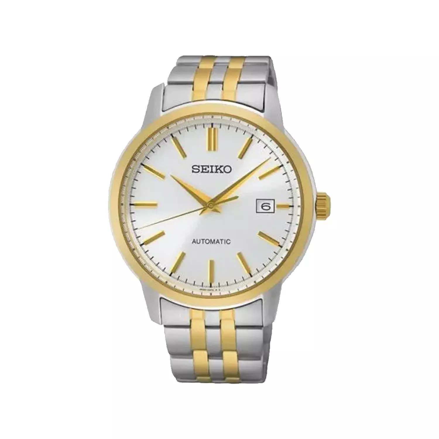 Seiko-Watch-Code-SRPH92K11.webp ساعت مچی مردانه سیکو فلزی نقره ای طلایی اتوماتیک srph92k1 - Image 1