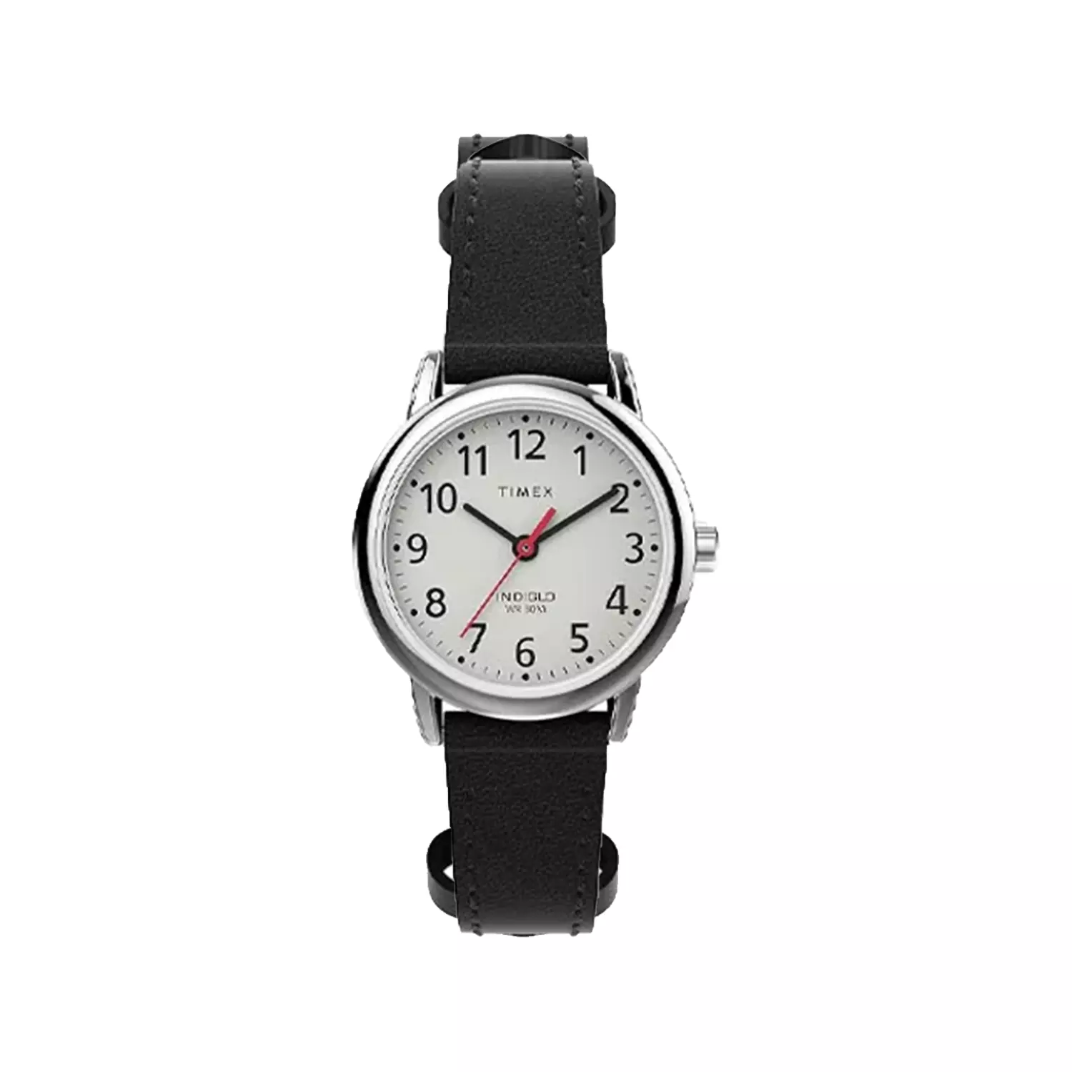 Timex-Watch-Code-TW2V753001.webp ساعت مچی زنانه تایمکس بند چرم مشکی TW2V75300 - Image 1